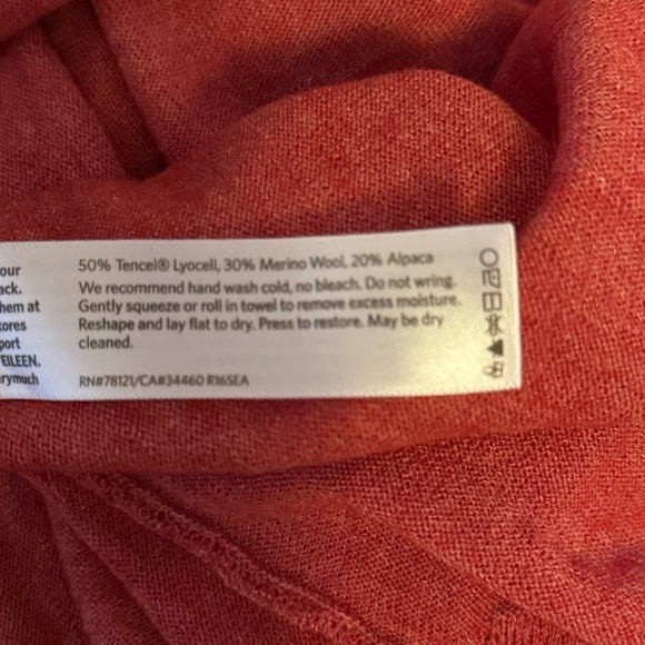 Eileen Fisher Merino Wool Alpaca Blend Sweater Size Small - Picture 7 of 7